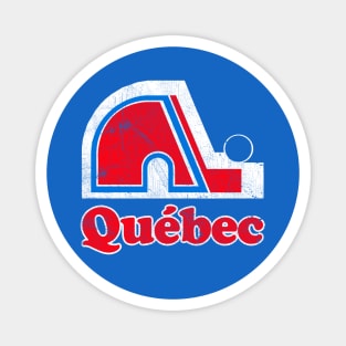 Quebec Nordiques - 90s Hockey Team Magnet